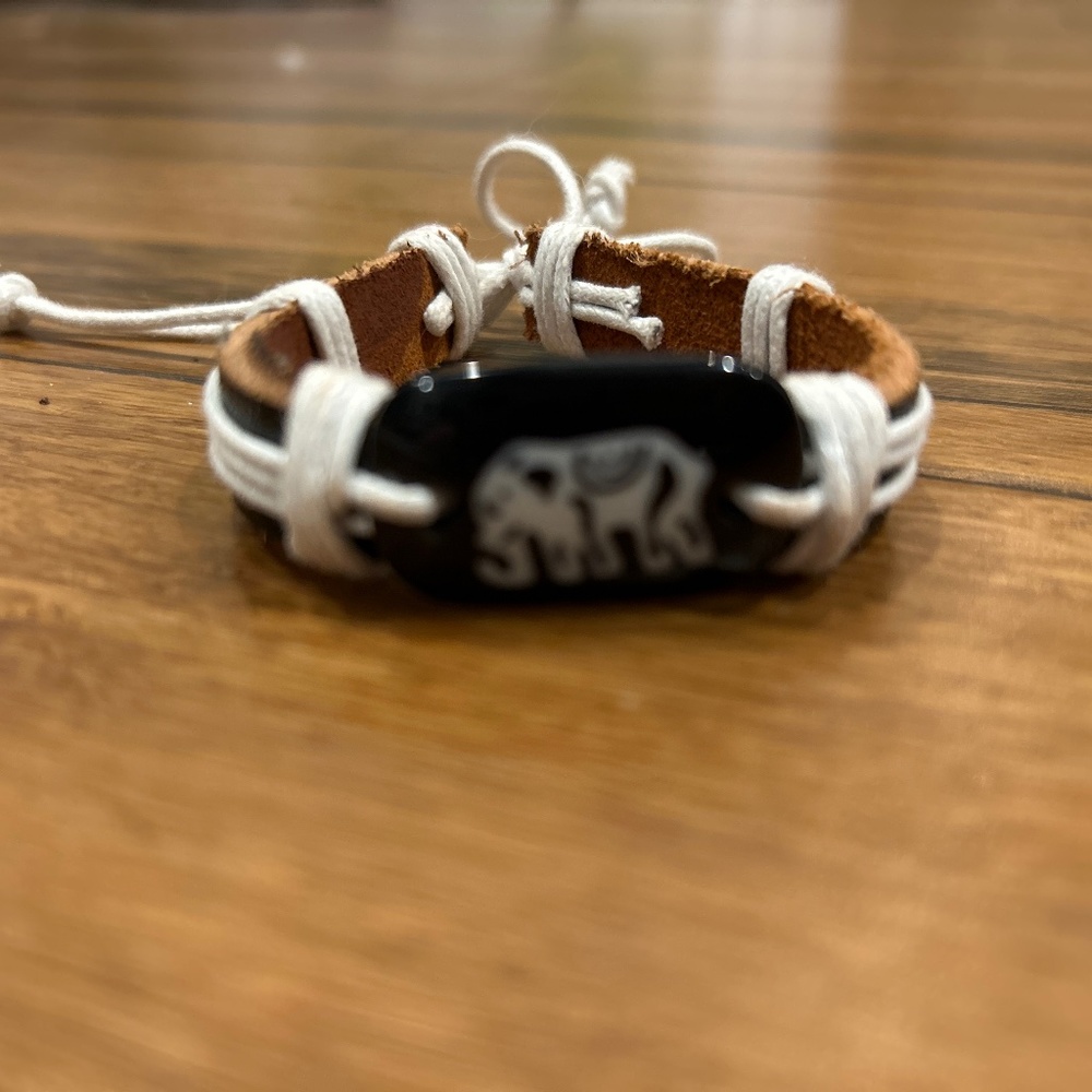 Leather bracelet